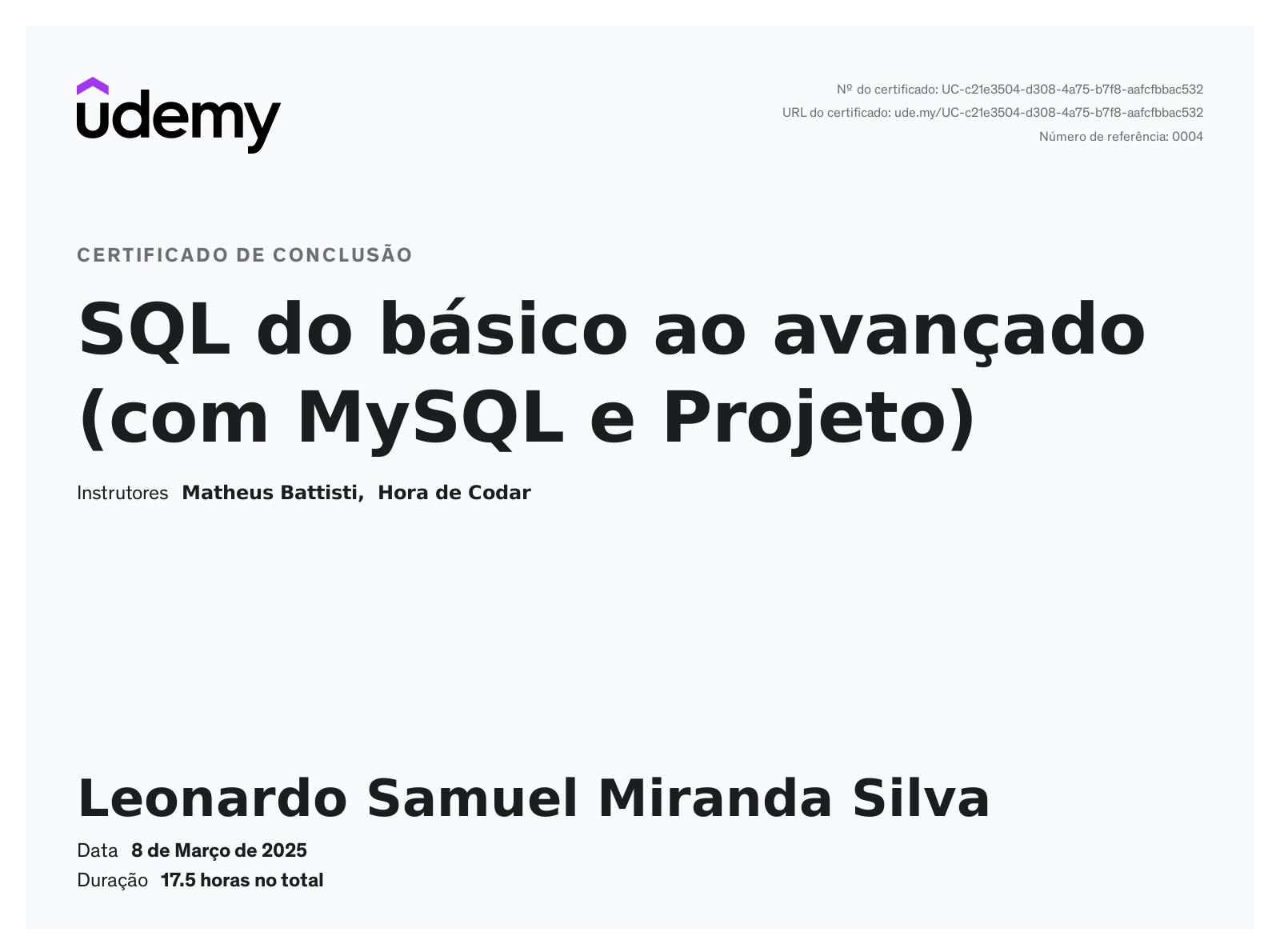 Leonardo Samuel - Desenvolvedor Back-End C#, Java | .NET, Spring Boot ...