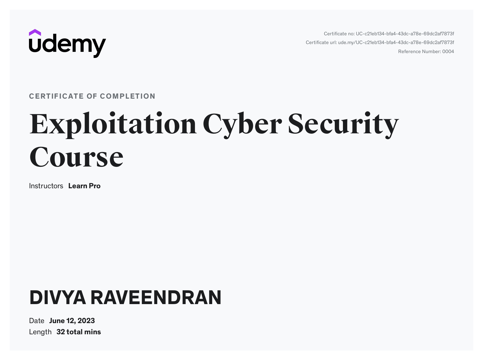 Exploitation Cyber Security Course 