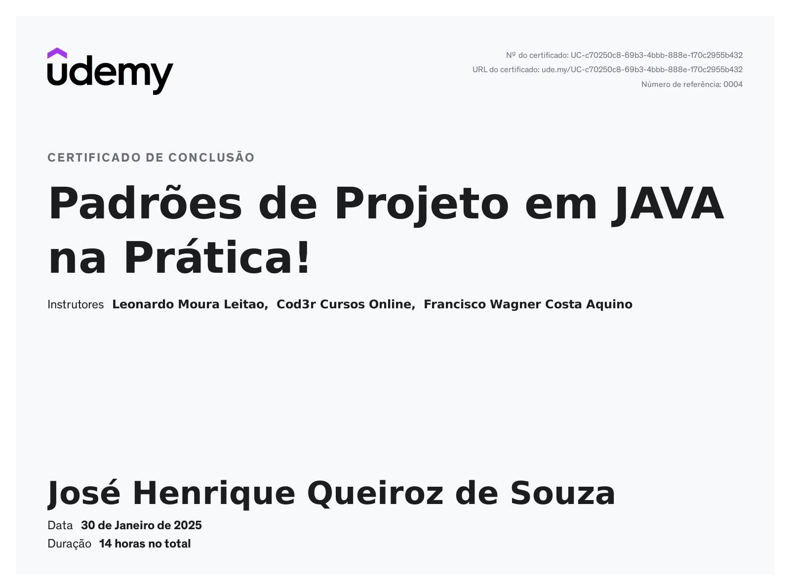 José Henrique Queiroz de Souza - Desenvolvedor Java/spring/React-Js no ...