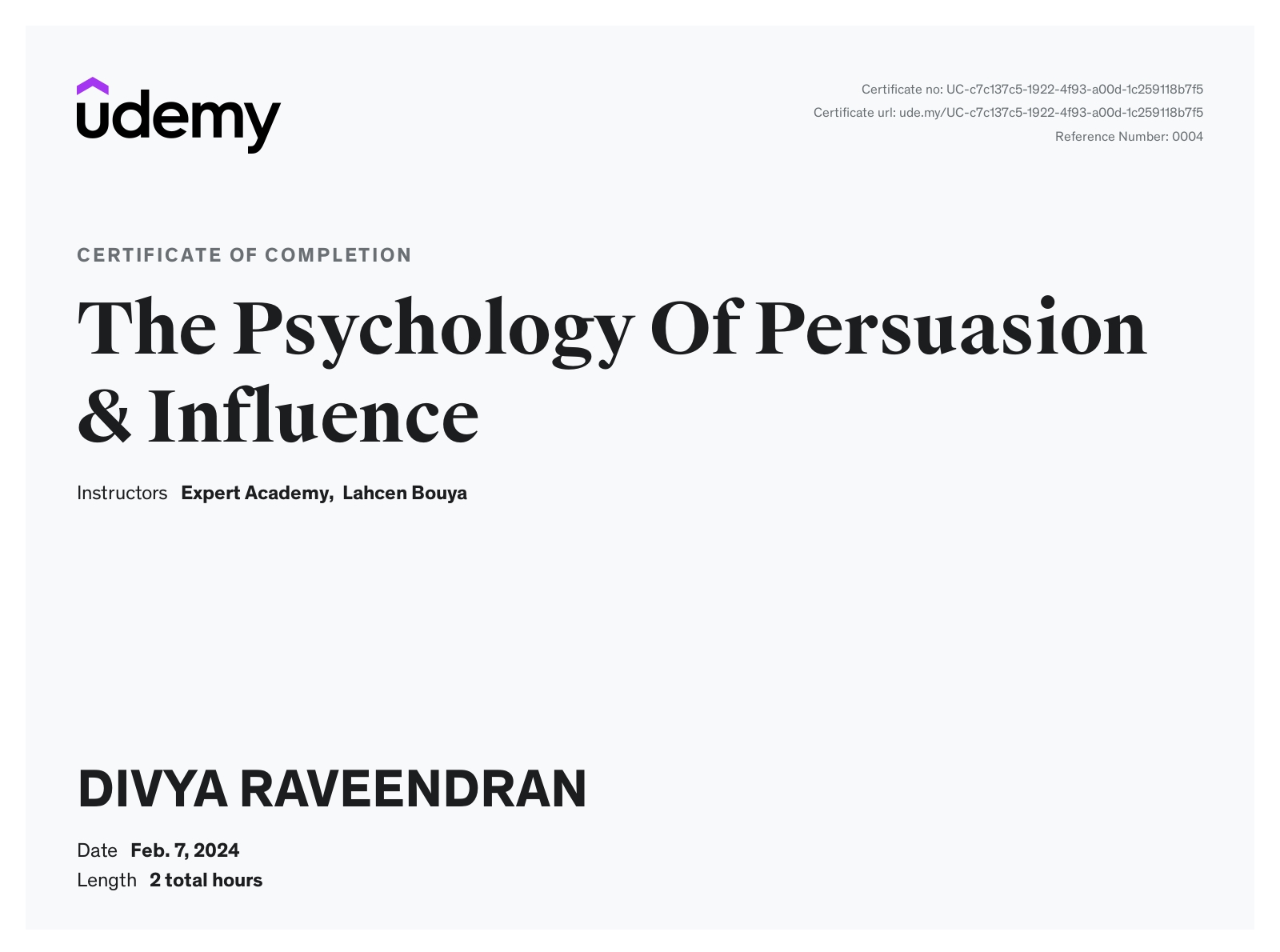 The Psychology Of Persuasion & Influence