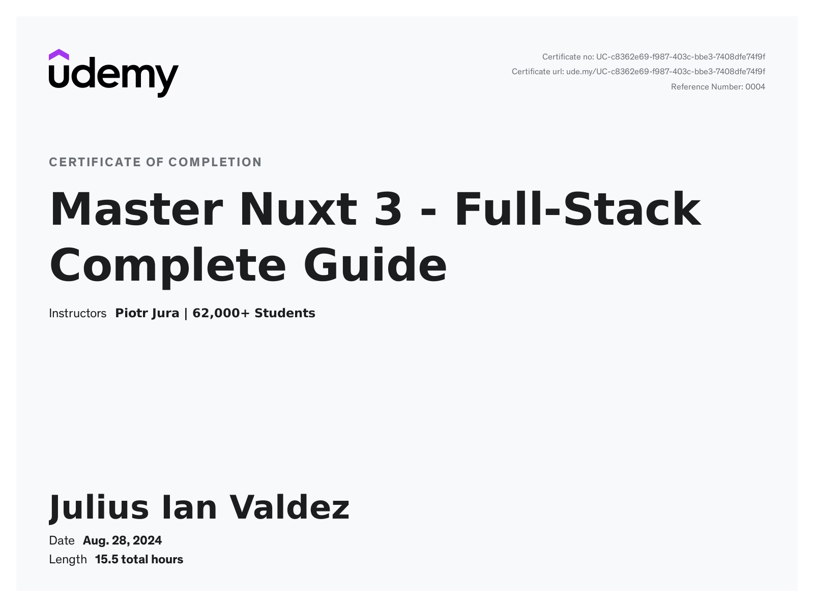 Julius Ian Valdez - Full Stack Developer | Vue & Laravel | LinkedIn