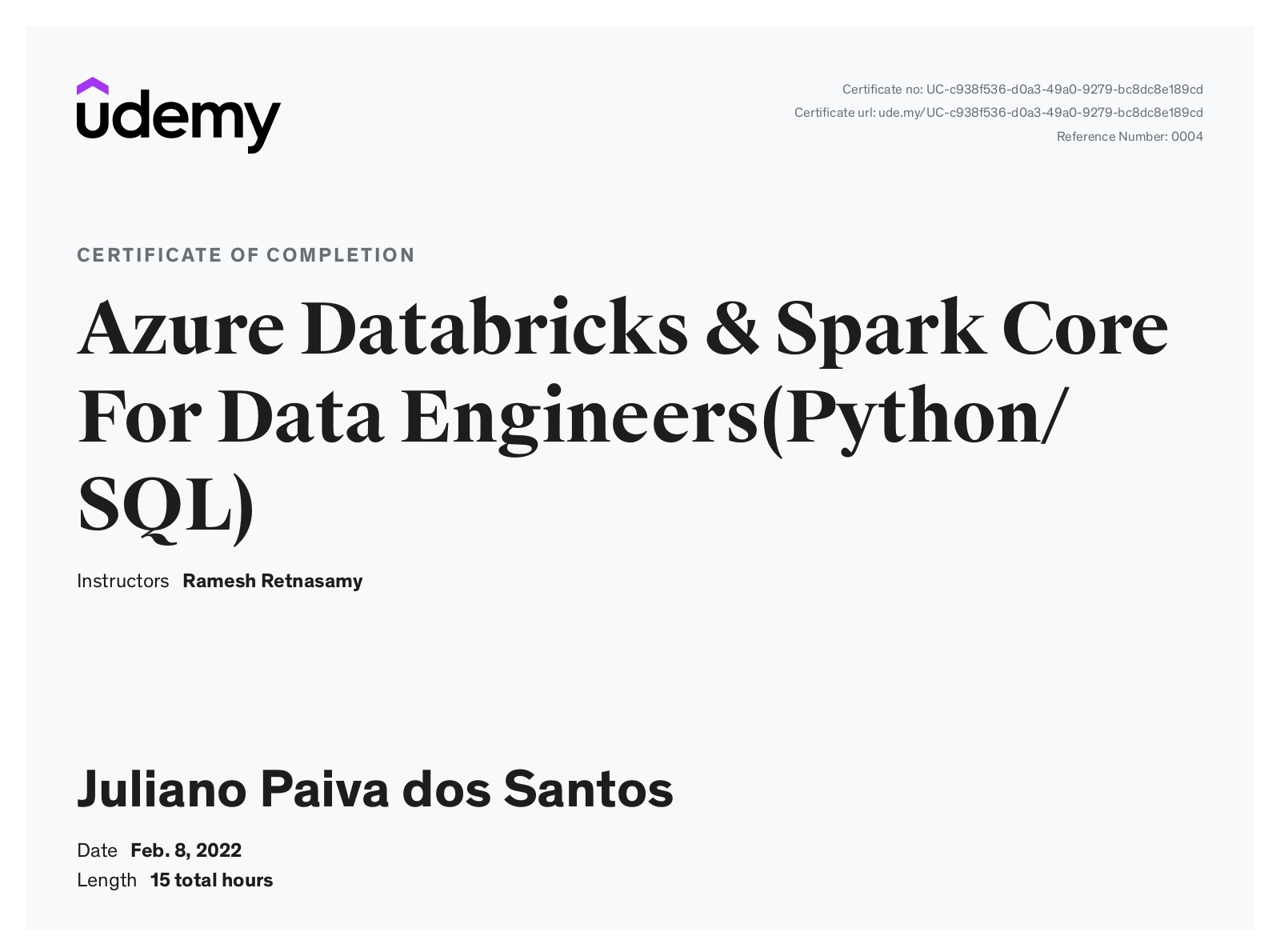 Juliano Paiva - Engenheiro de Dados | Big Data | PySpark | Azure | AWS ...
