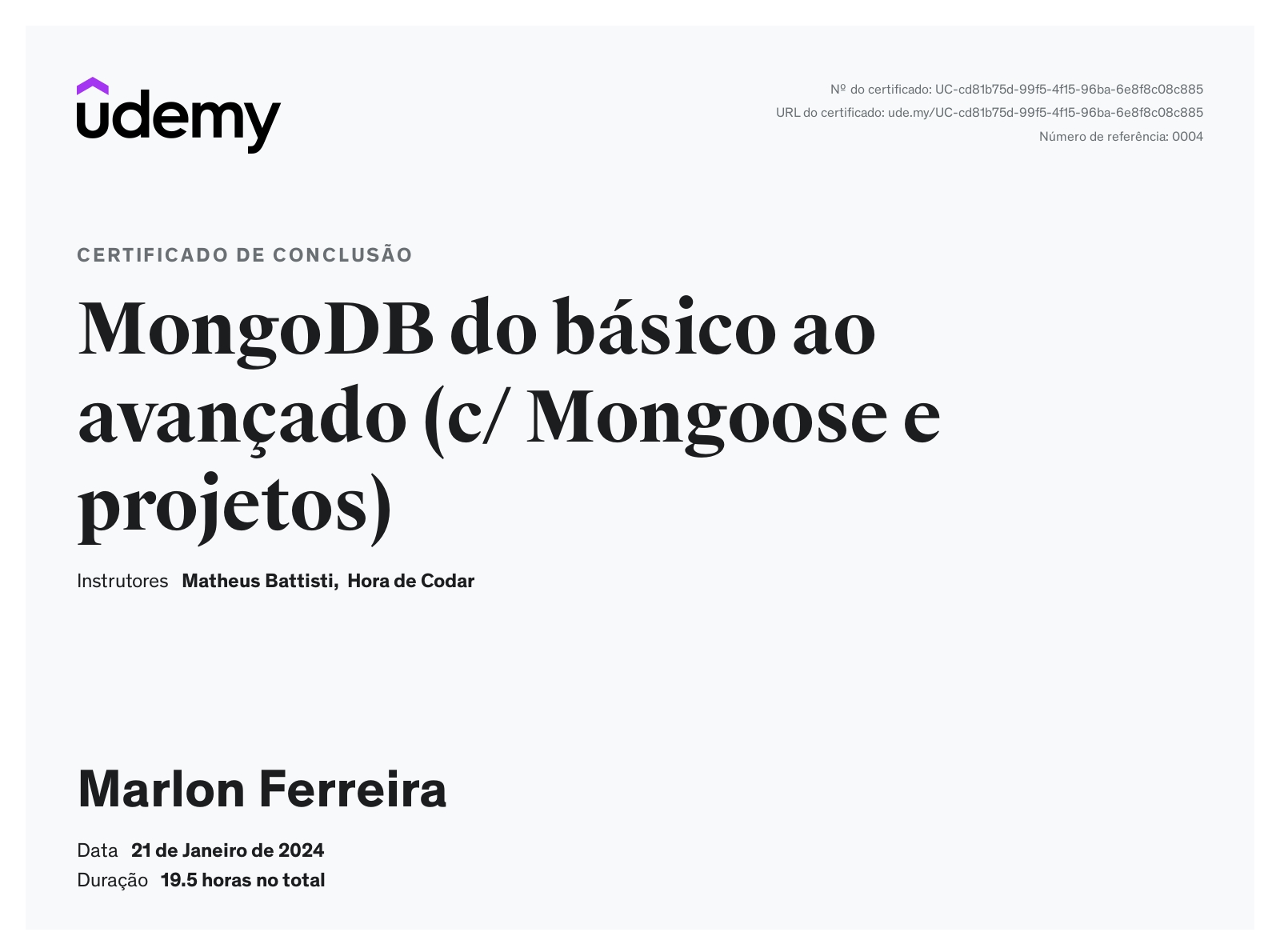 curso MongoDB do básico ao avançado