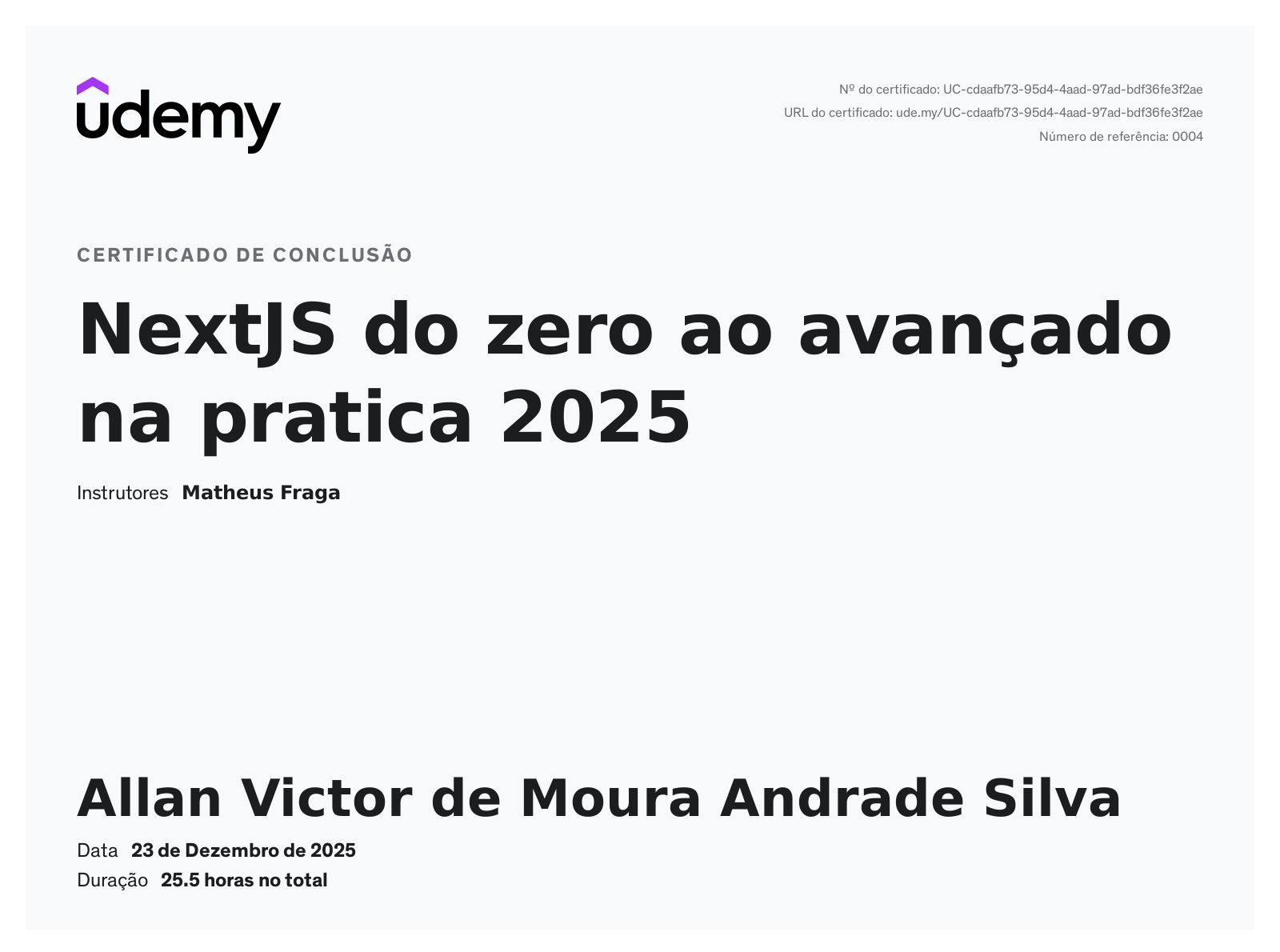 Allan Victor de Moura - Senior Frontend Engineer | Next.js • React ...