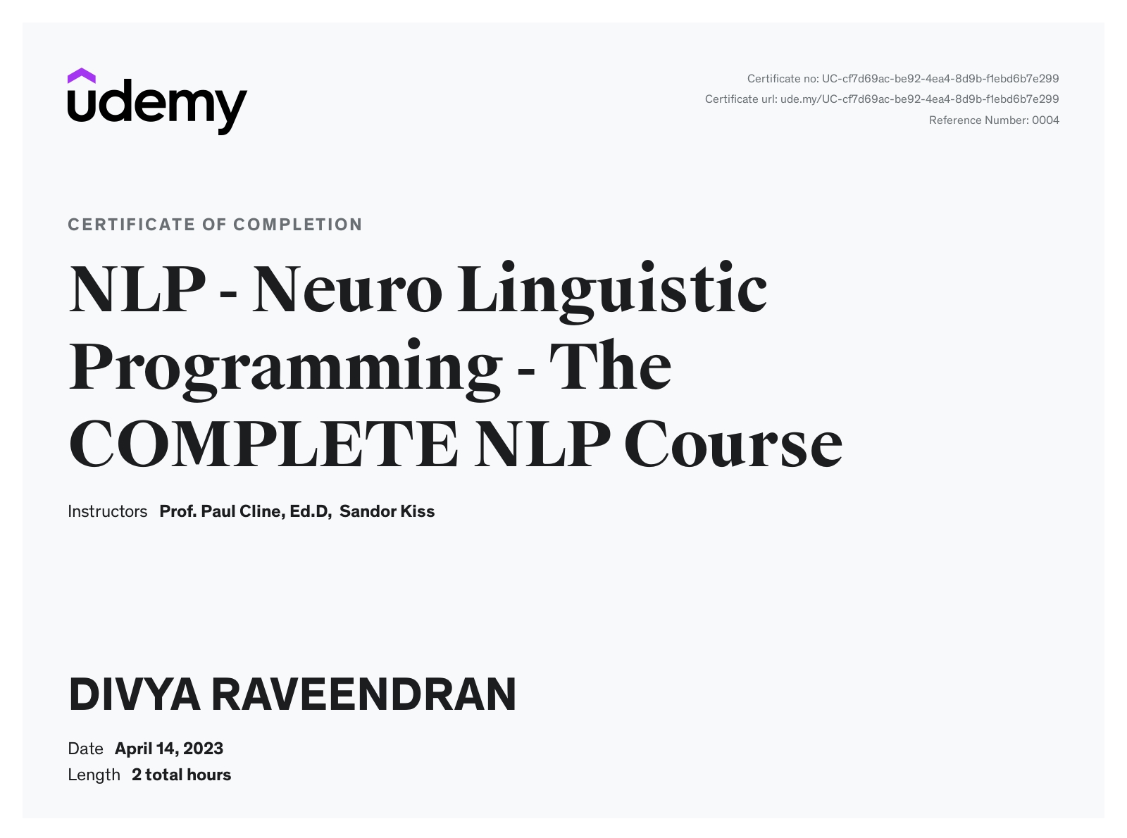 NLP - Neuro Linguistic Programming - The COMPLETE NLP Course