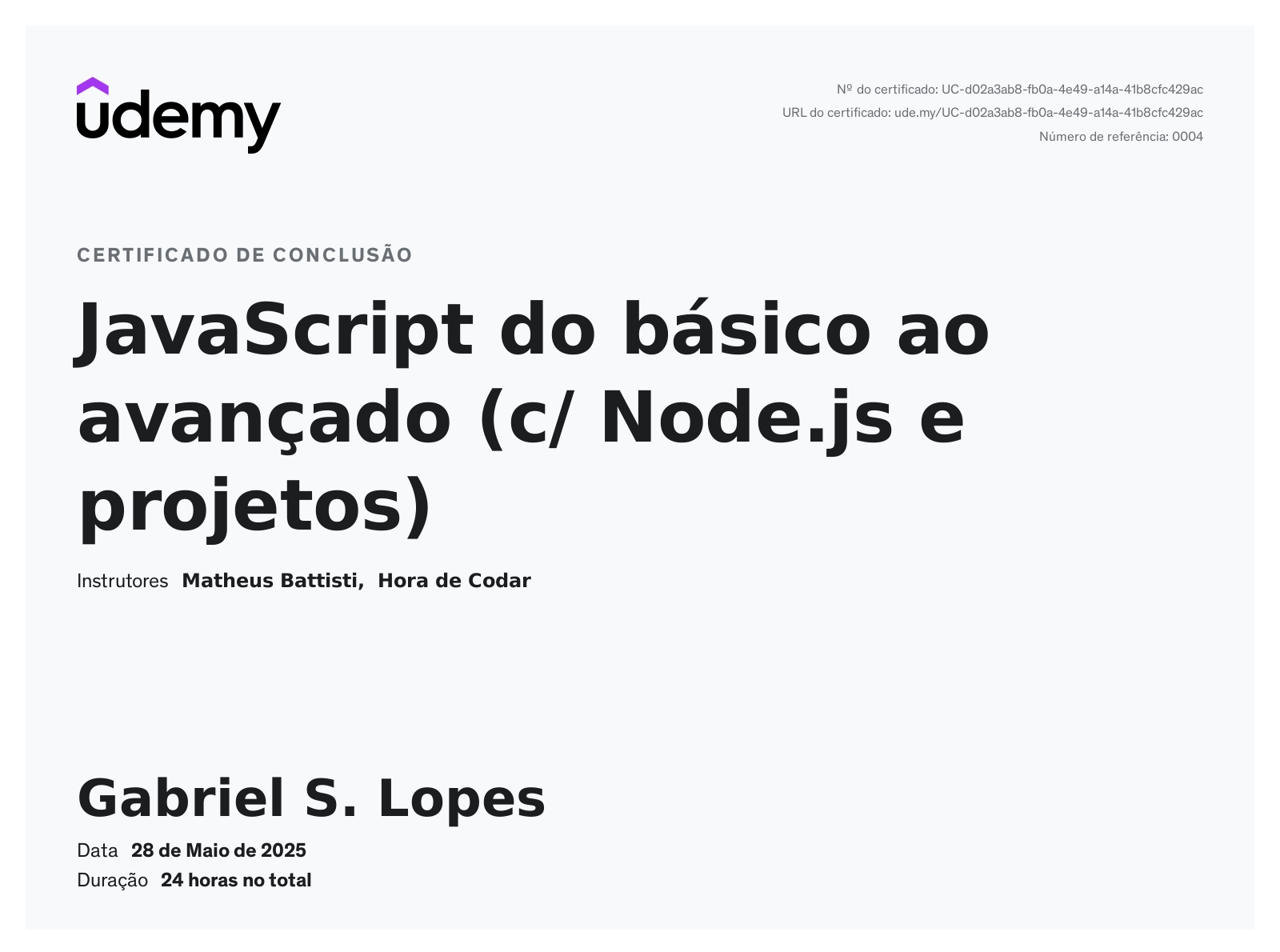 Gabriel S. Lopes - Desenvolvedor Frontend. Javascript | Typescript ...