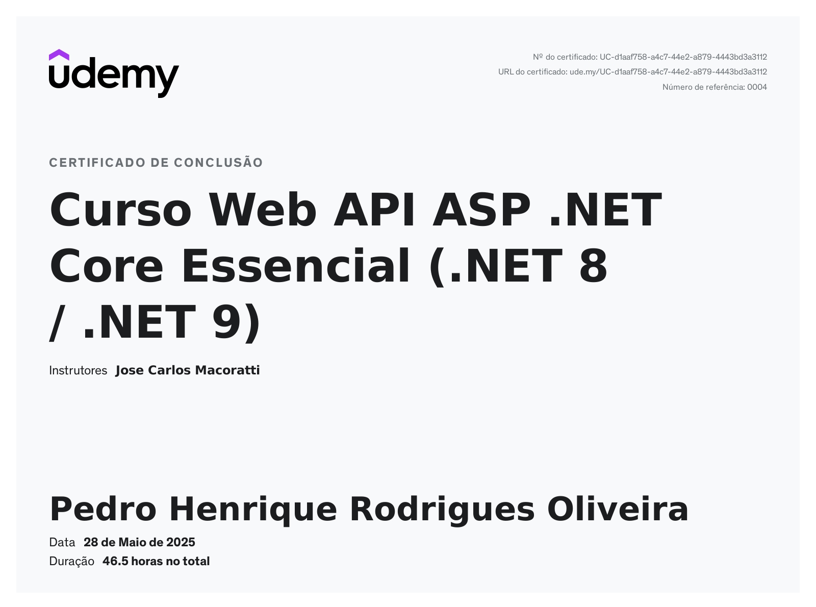 Pedro Henrique - Software Engineer | C# | .NET | ASP.NET | JavaScript ...