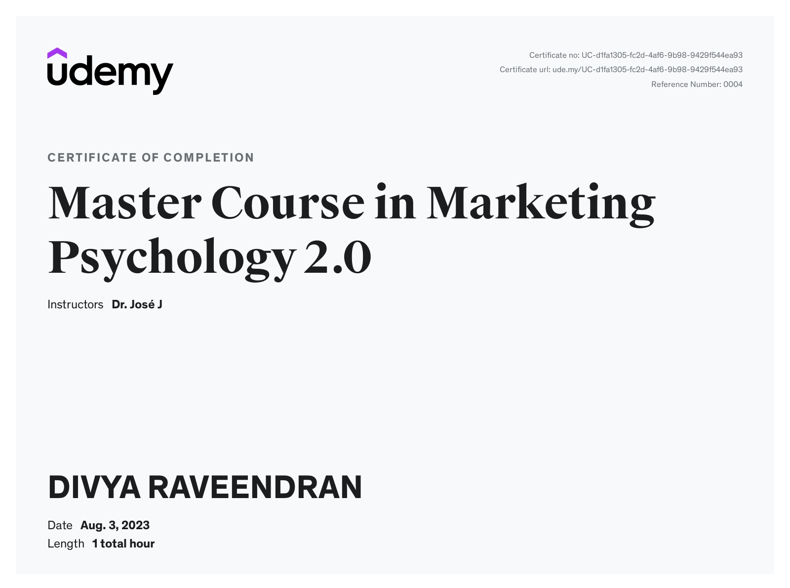 Master Course in Marketing Psychology 2.0