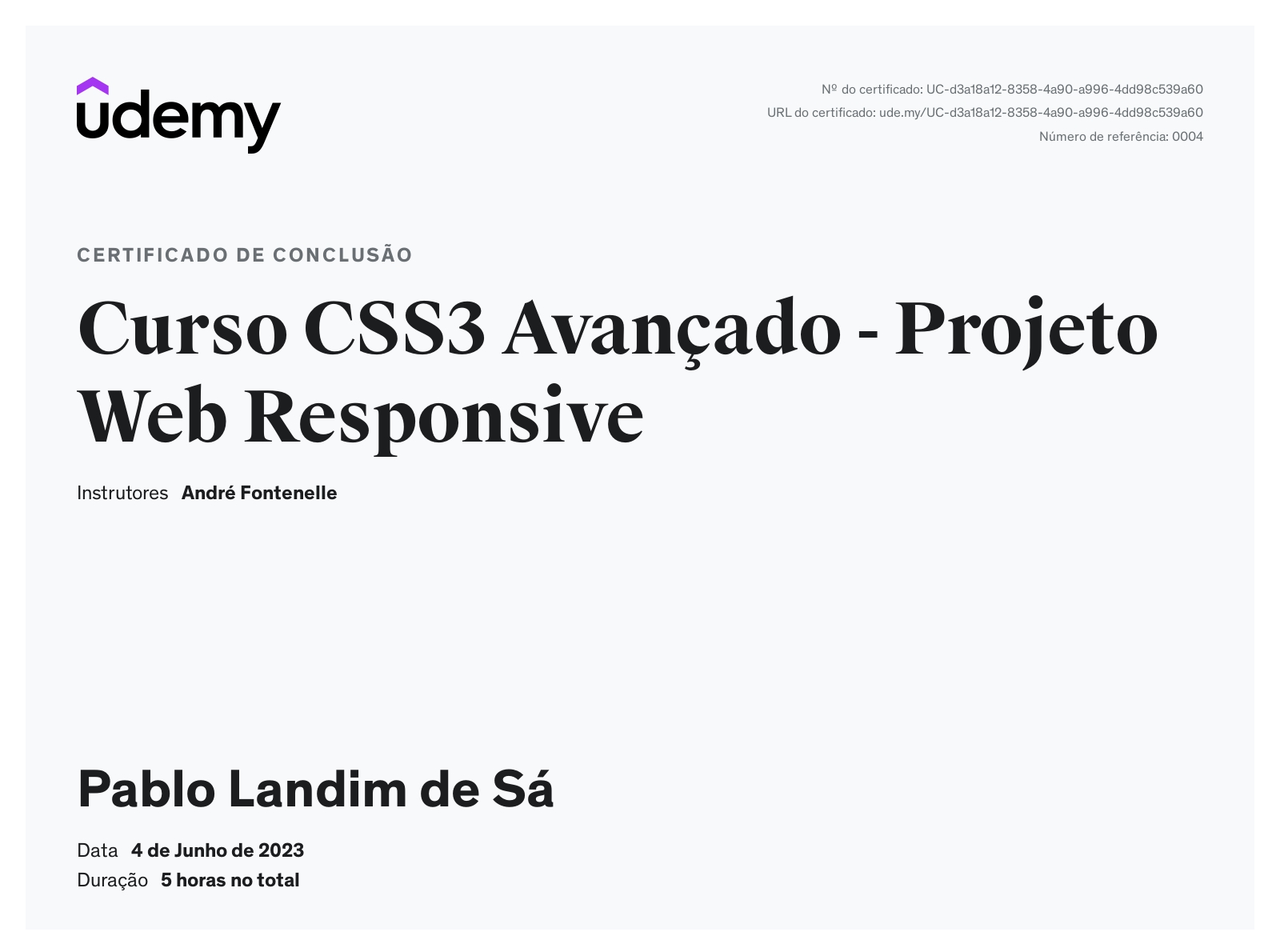 Pablo Landim de Sá - Front-end Web Developer| ReactJS| CSS | LinkedIn