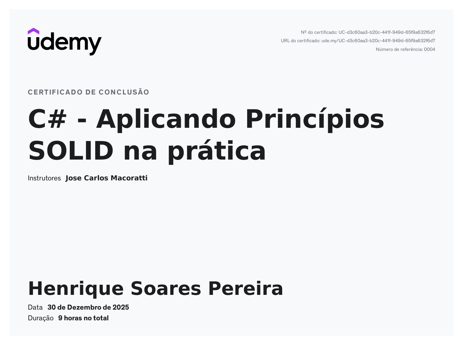 Henrique Soares - Desenvolvedor de Software | C# | Desenvolvimento Back ...