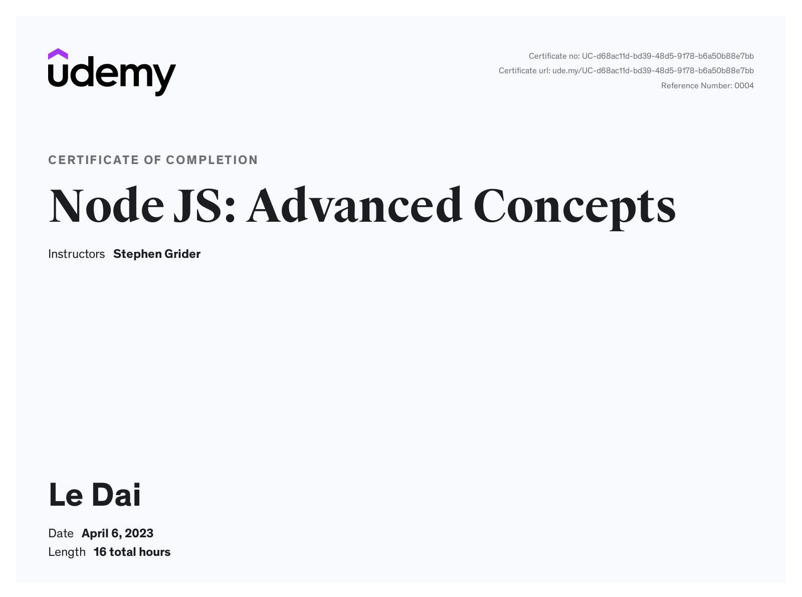 Node JS: Advanced Concepts