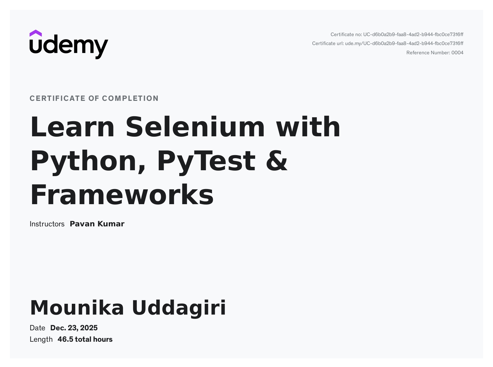 Mounika U - AI driven QA Automation Engineer | Selenium | Playwright ...