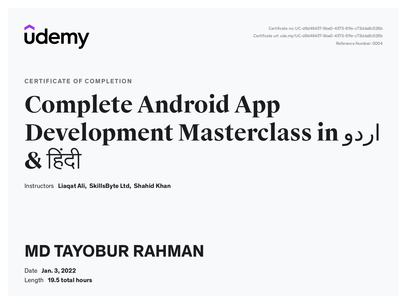 Complete Android App Development Masterclas