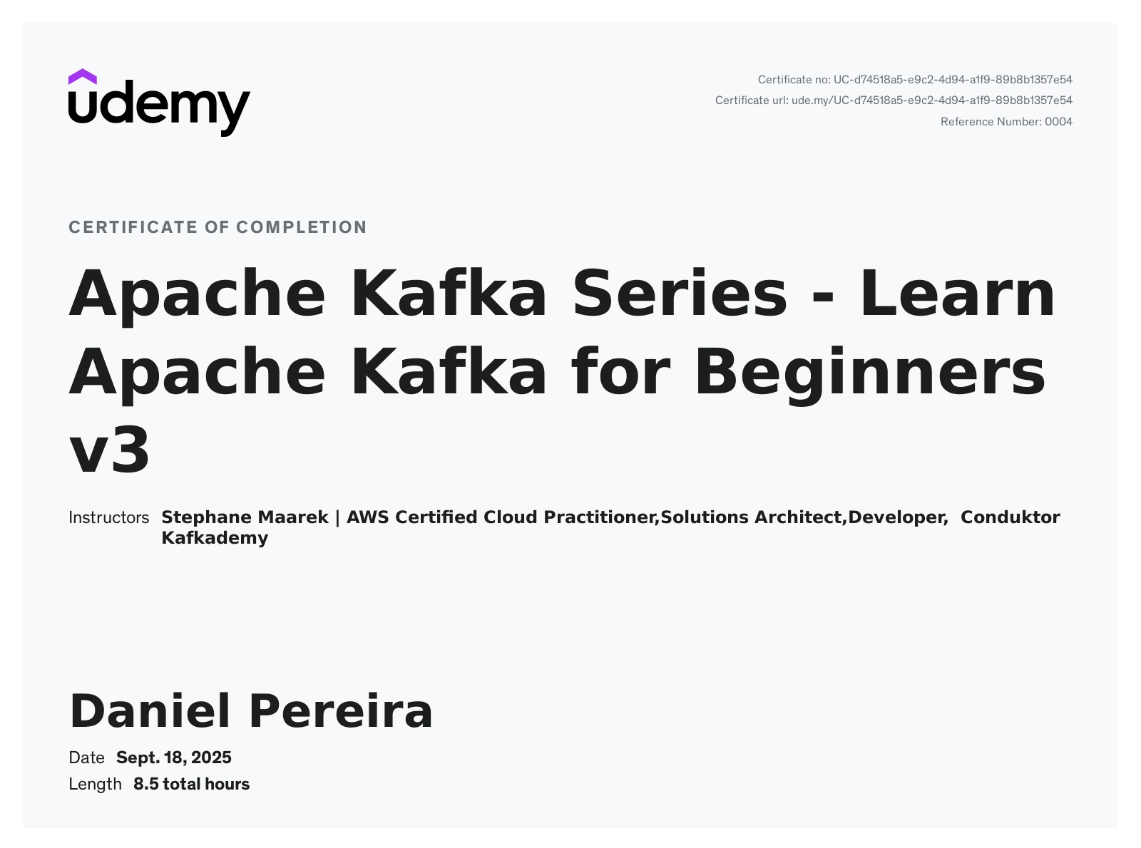 Daniel Pereira - Backend Software Engineer @ WIT | LinkedIn