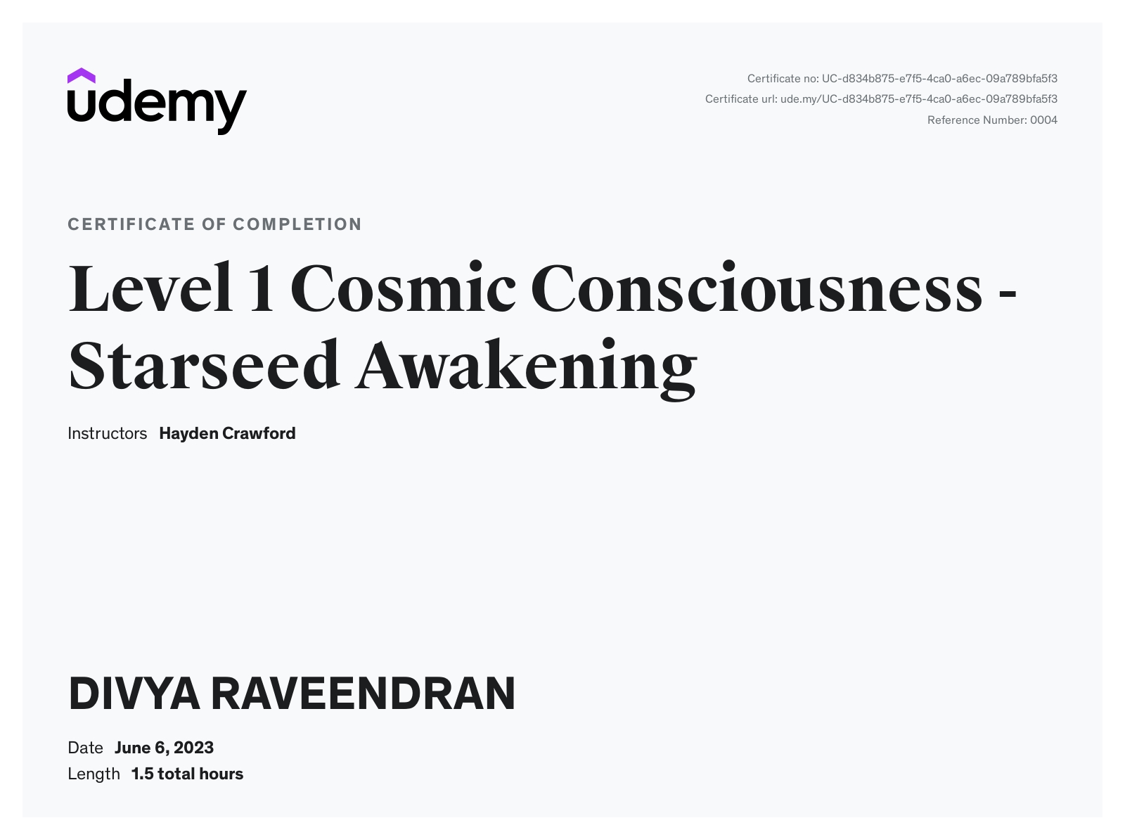 Level 1 Cosmic Consciousness - Starseed Awakening