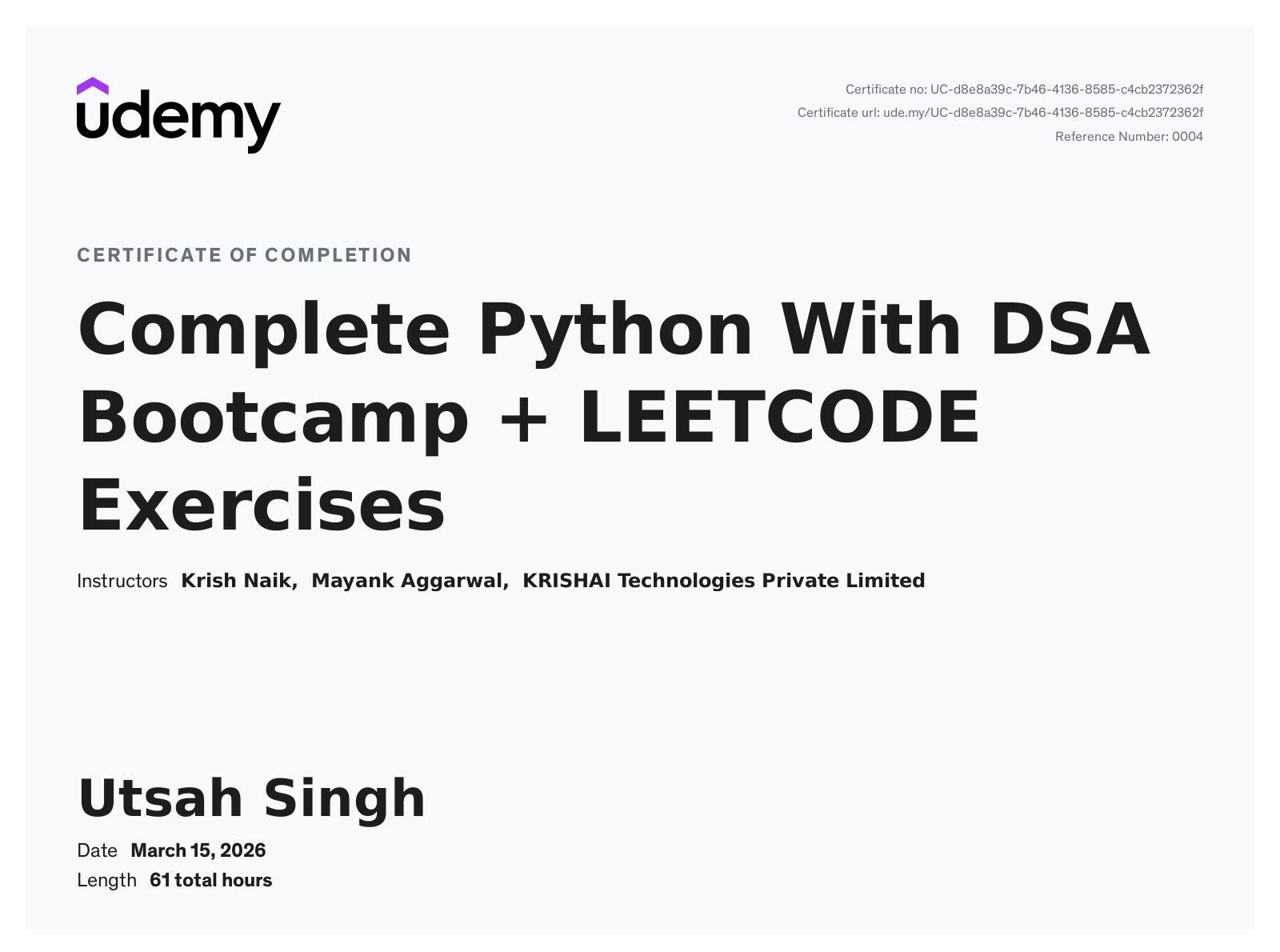 Utsah Singh - DATA SCIENCE || AI & ML ENTHUSIAST|| Summer Internship ...
