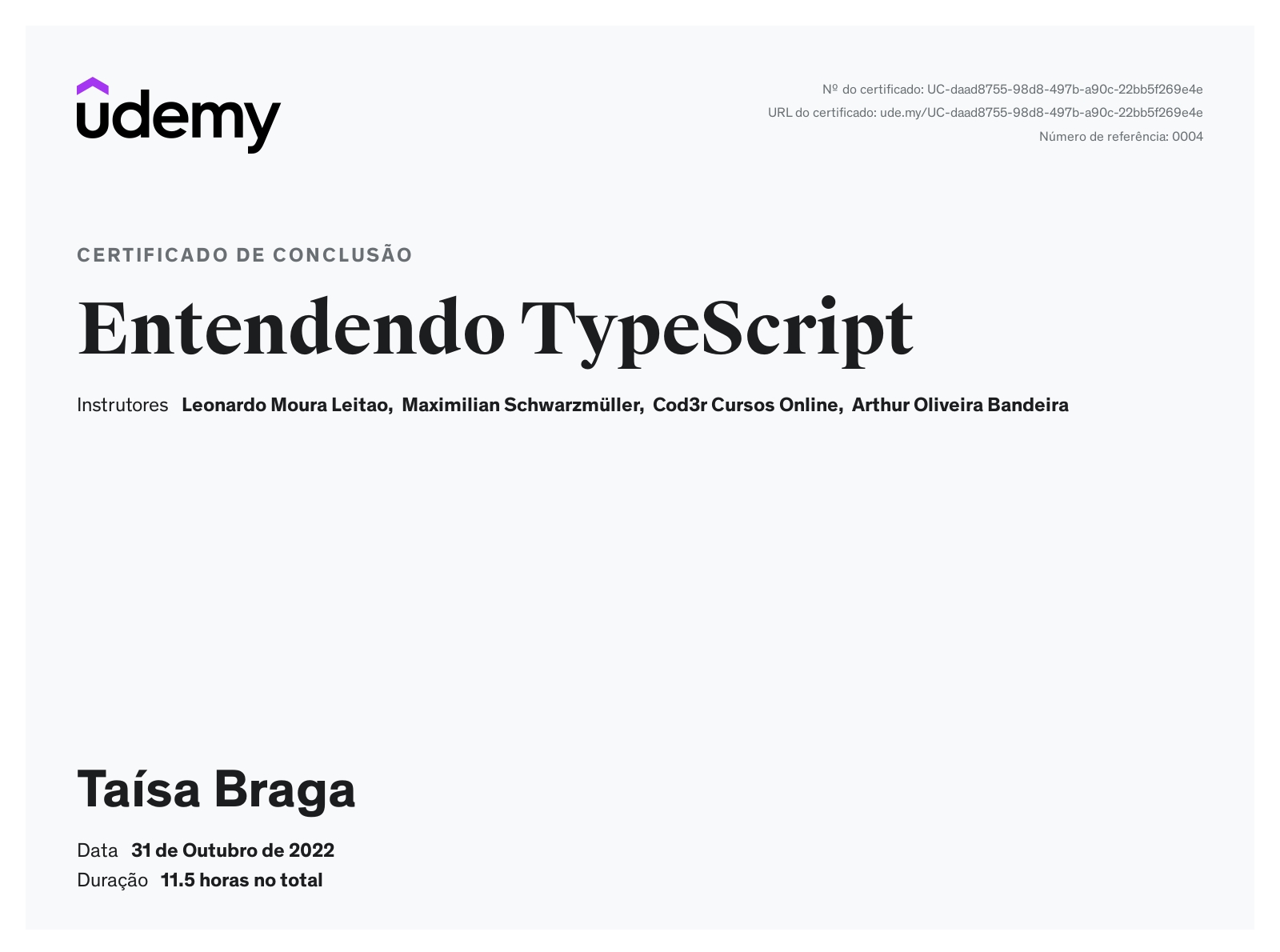 Taisa Braga Bento - Desenvolvedora Front-end | React | TypeScript ...