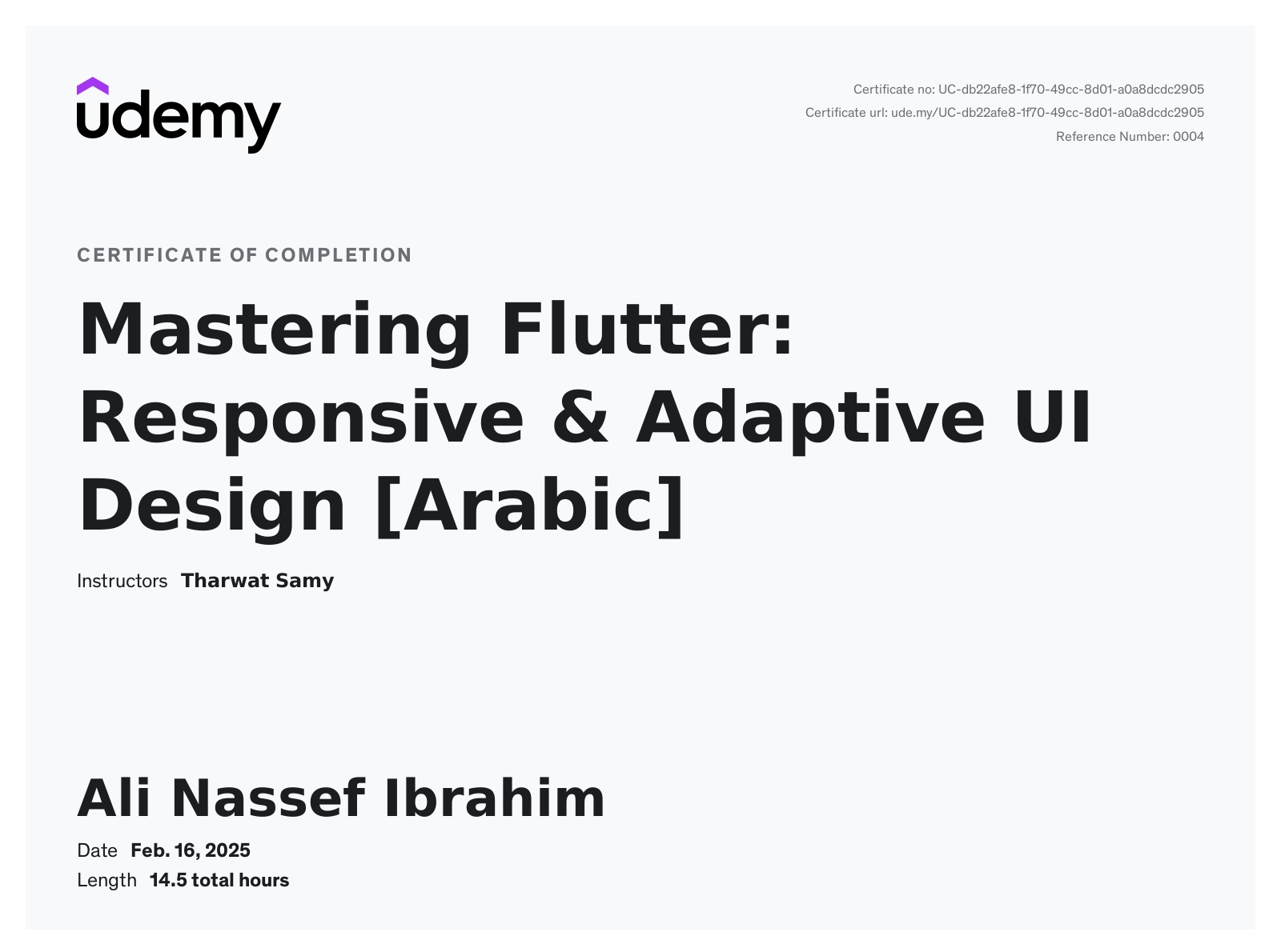 ‏Ali Nassef‏ - ‏Software Engineer | Flutter developer‏ | LinkedIn