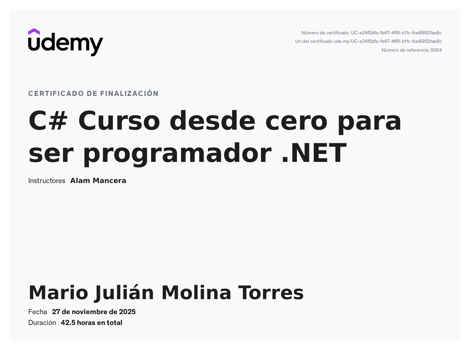 Mario Julián Molina Torres - Fullstack Developer & IT Technician | LinkedIn