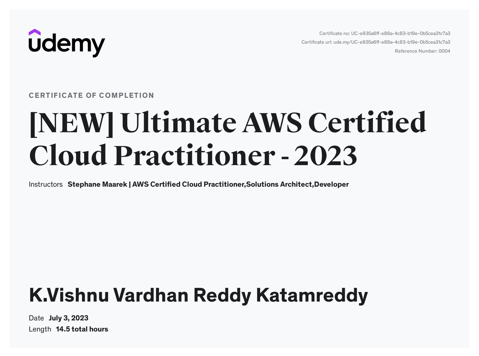 Vishnu Vardhan Reddy KatamReddy - AWS DevOps Engineer | Terraform ...