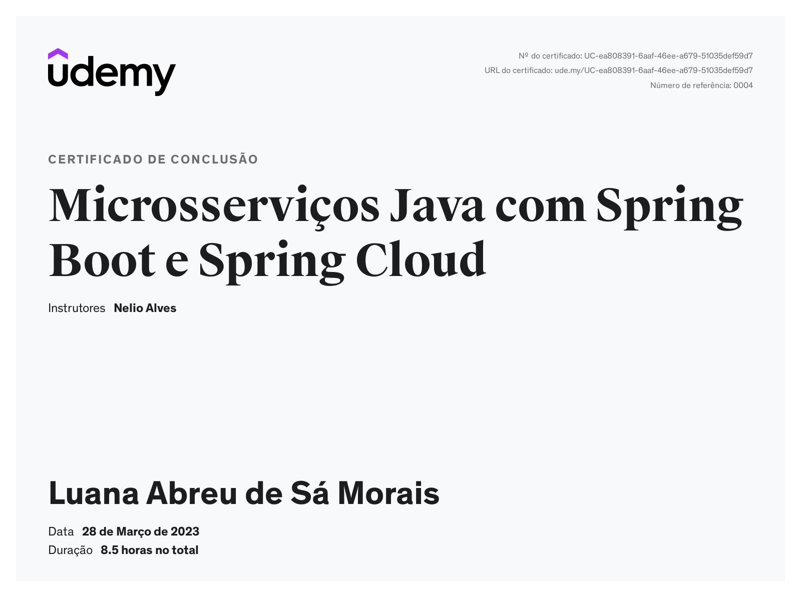 Luana Morais - Desenvolvedora Back-End | Java | Spring Boot ...