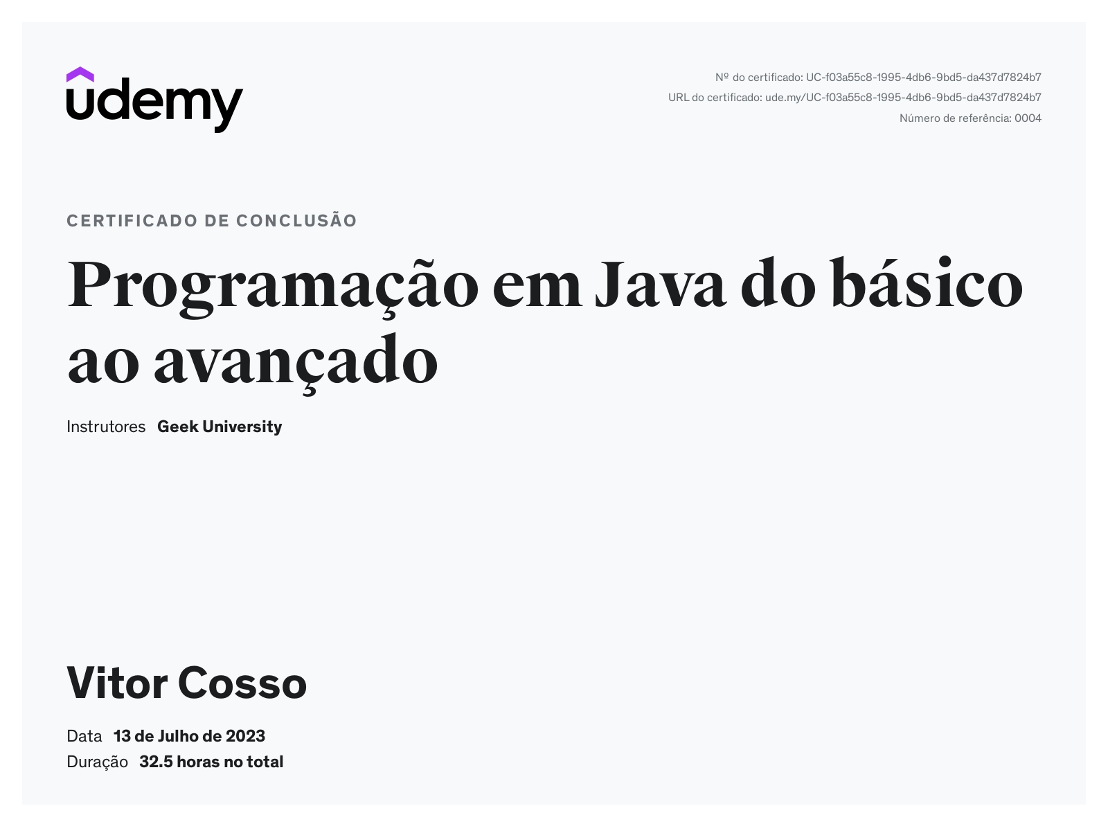 Vitor Cosso - Java Software Engineer at BTG Pactual | Payments ...