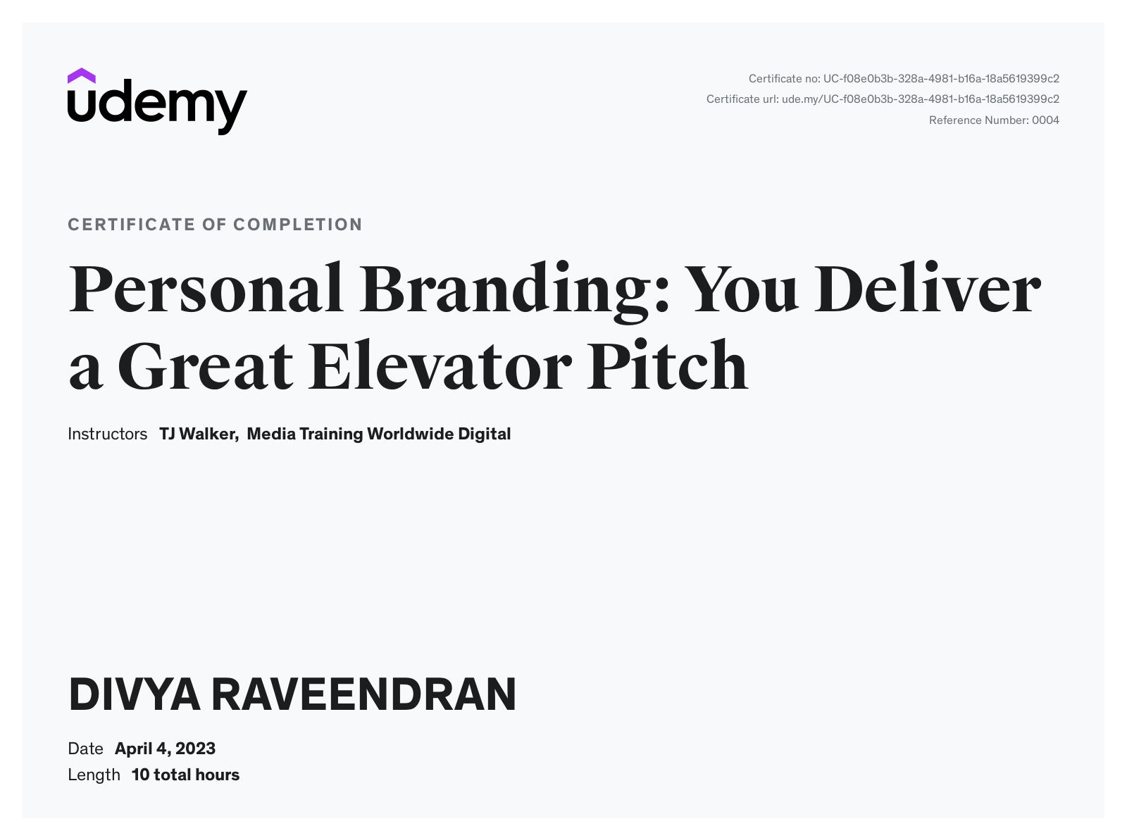 Personal Branding: You Deliver a Great Elevator Pitch