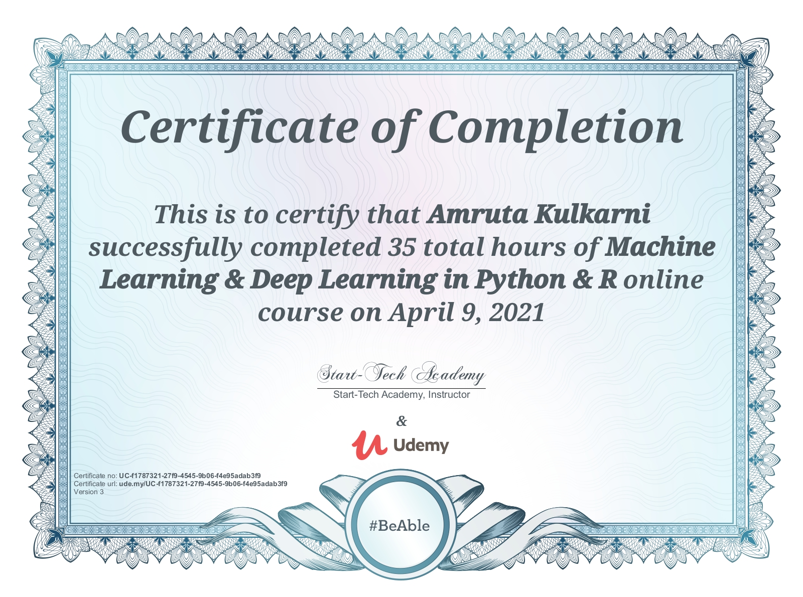 Amruta Kulkarni - Associate Consultant| Full Stack Developer | AI & ML ...