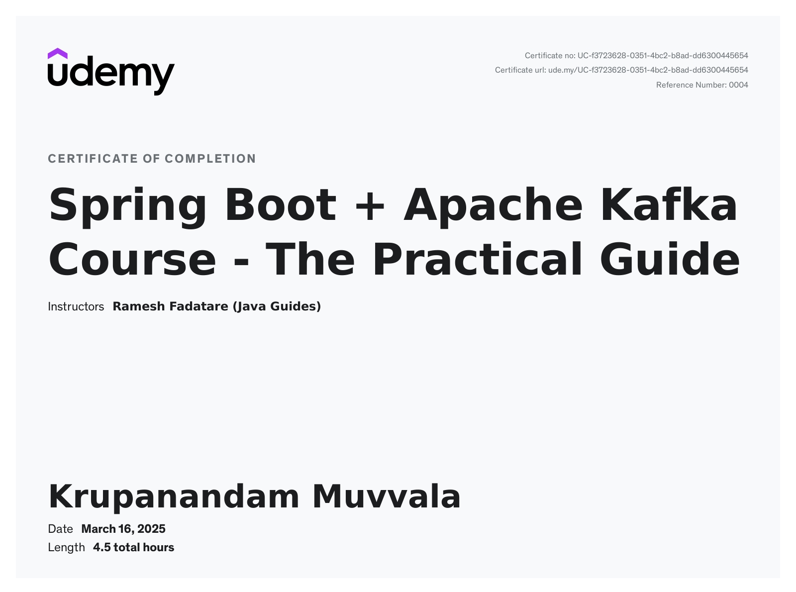 Krupanandam Muvvala - Java Backend Developer | Java 17+ | Spring boot ...