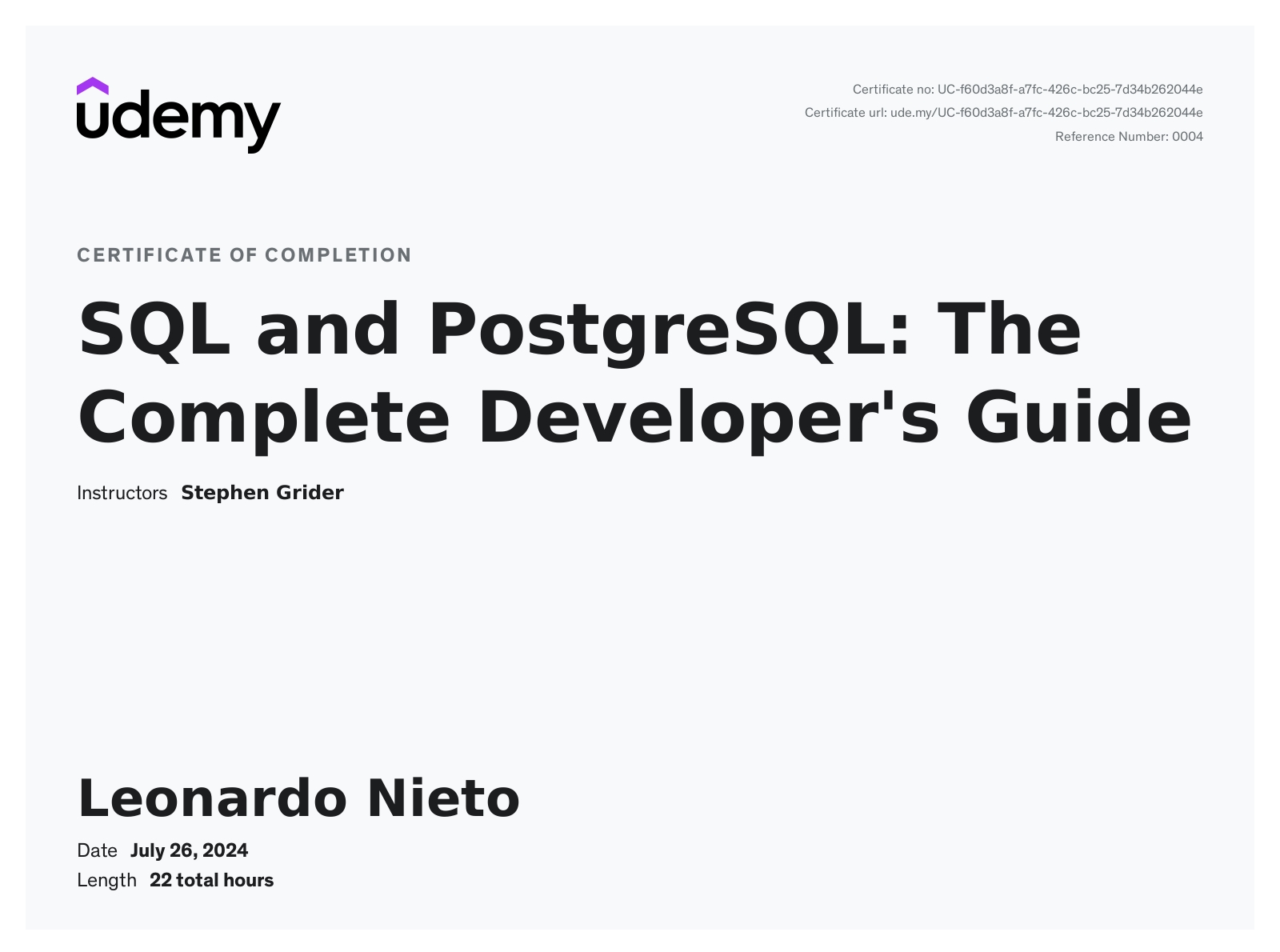 Leonardo Nieto - Software Developer | Reactjs | Nodejs | PostgreSQL ...