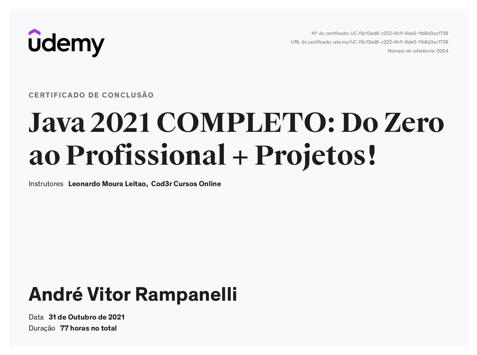 André Vitor Rampanelli - Full Stack Software Engineer | Microservices ...