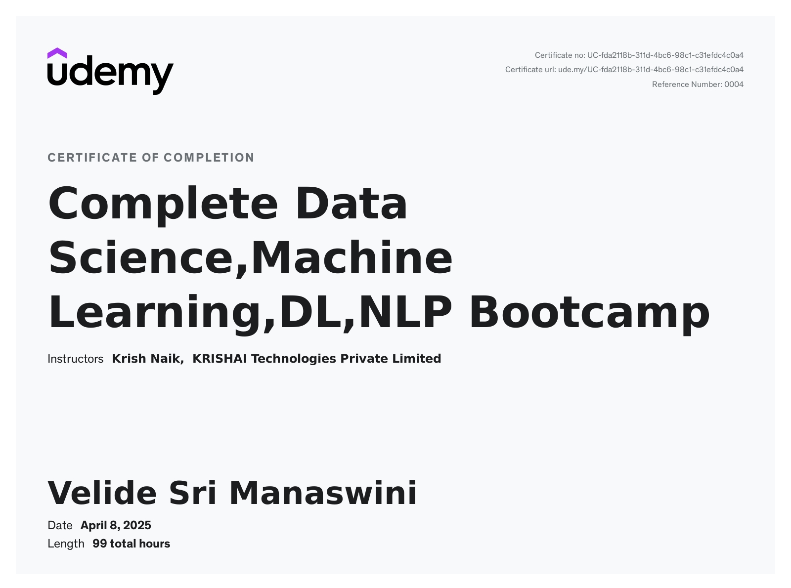 Velide Sri Manaswini - Fourth Dimension Technologies | LinkedIn