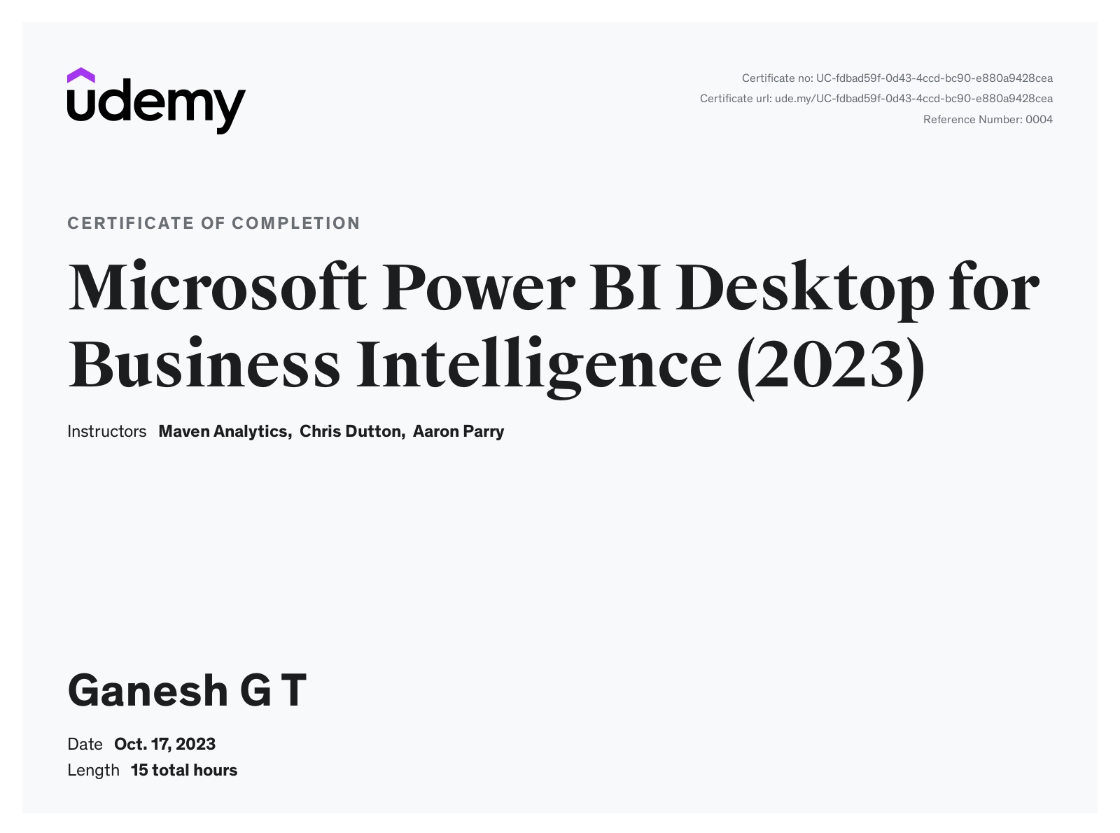 Ganesh G T - Senior BI Consultant || Ex BDO || Ex PwC || PowerBI | SQL ...