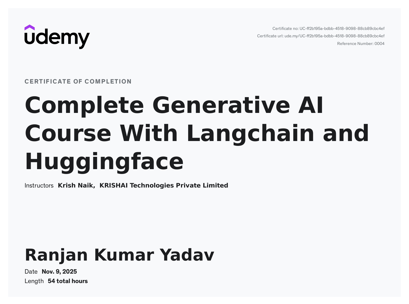 Ranjan Yadav - AI/ML Intern at Eleserv Softech Pvt Ltd | LinkedIn